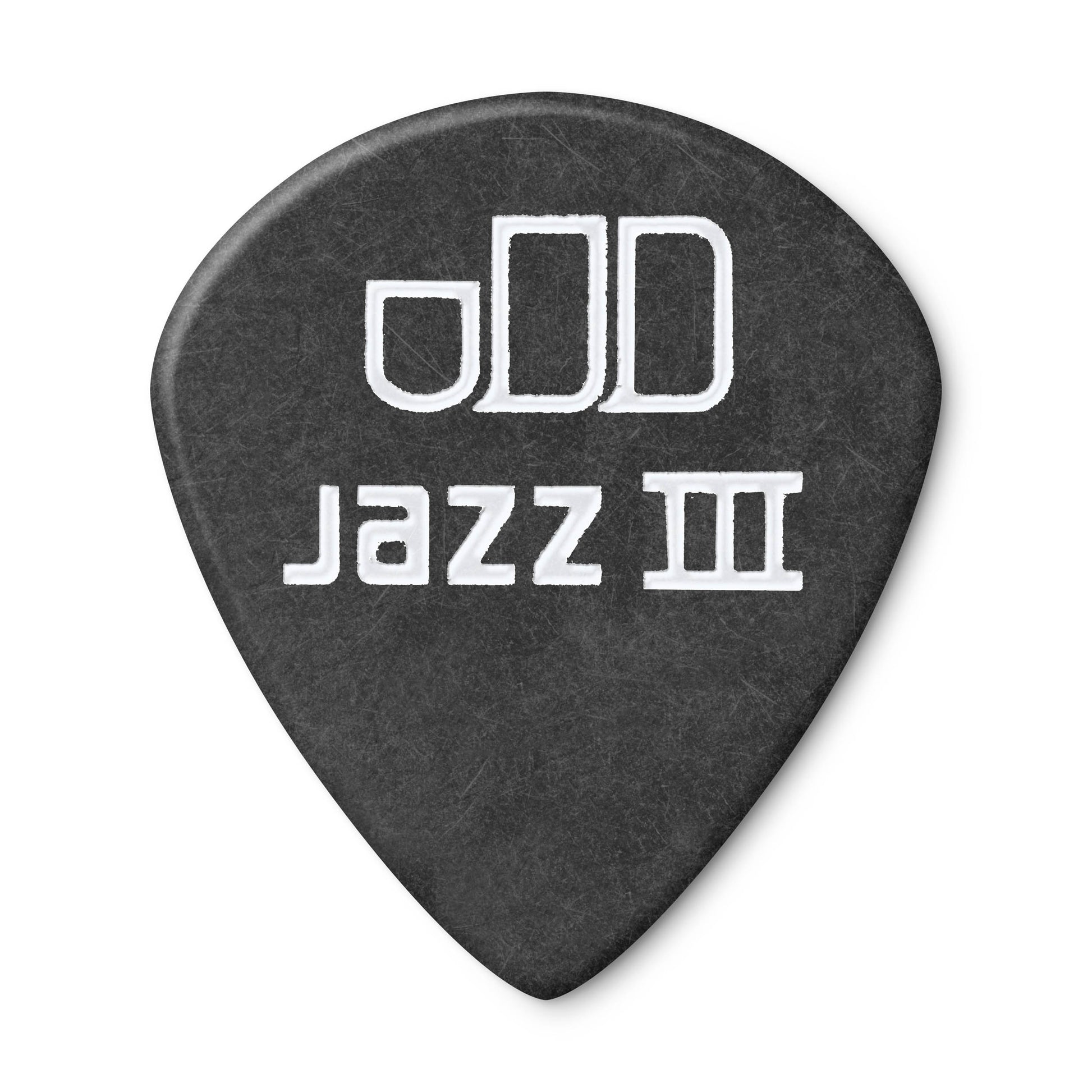Jim Dunlop DUNLOP TORTEX PITCH BLACK 1.35mm JAZZ III GUITAR PICK PLAYER'S PACK 12-PACK - 482P135
