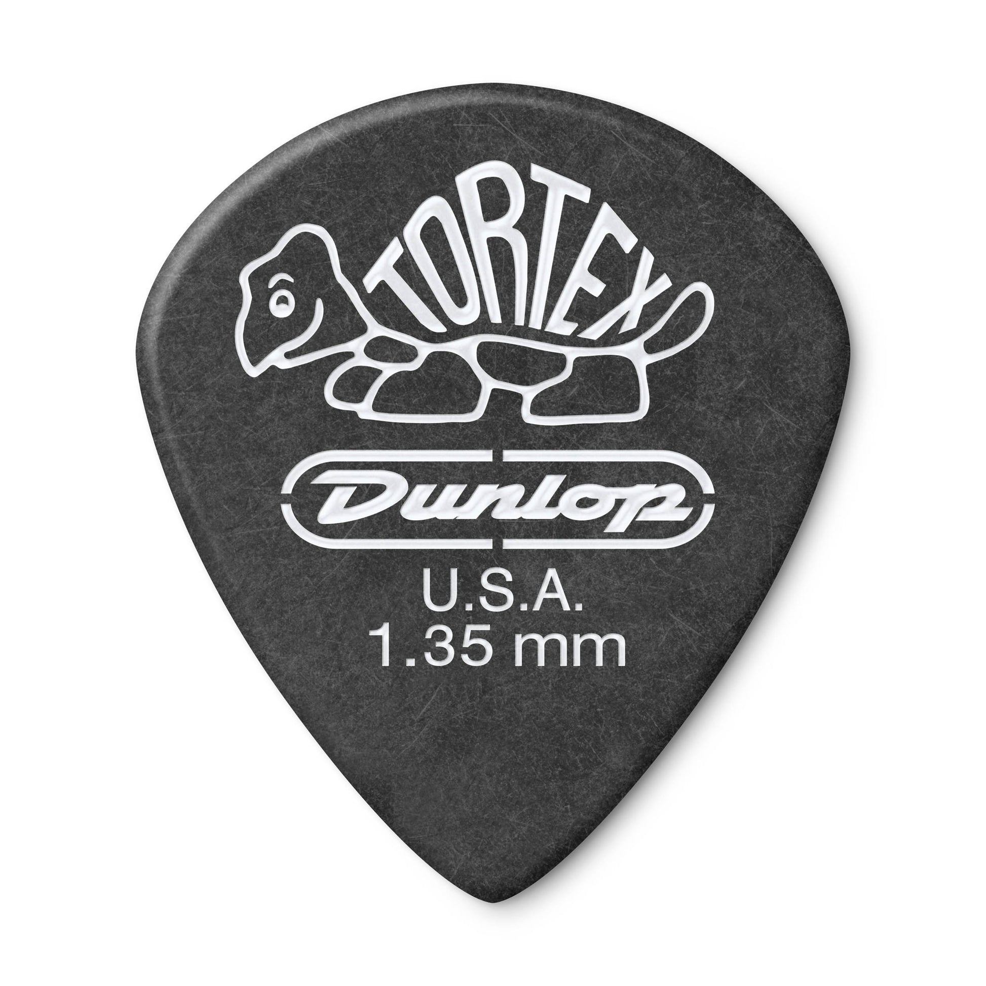 Jim Dunlop DUNLOP TORTEX PITCH BLACK 1.35mm JAZZ III GUITAR PICK PLAYER'S PACK 12-PACK - 482P135
