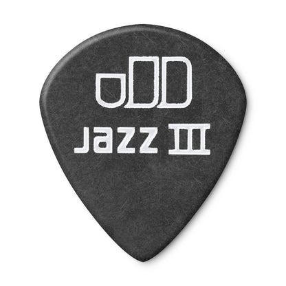 Jim Dunlop DUNLOP TORTEX PITCH BLACK 1.5mm JAZZ III GUITAR PICK PLAYER'S PACK 12-PACK - 482P150