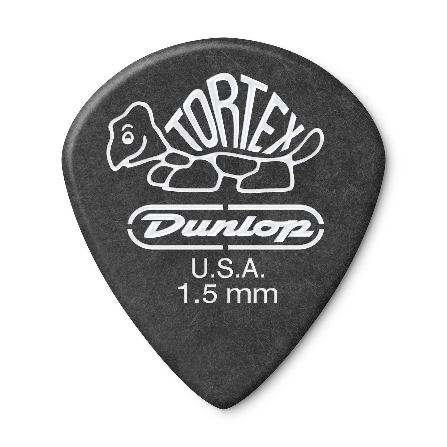 Jim Dunlop DUNLOP TORTEX PITCH BLACK 1.5mm JAZZ III GUITAR PICK PLAYER'S PACK 12-PACK - 482P150