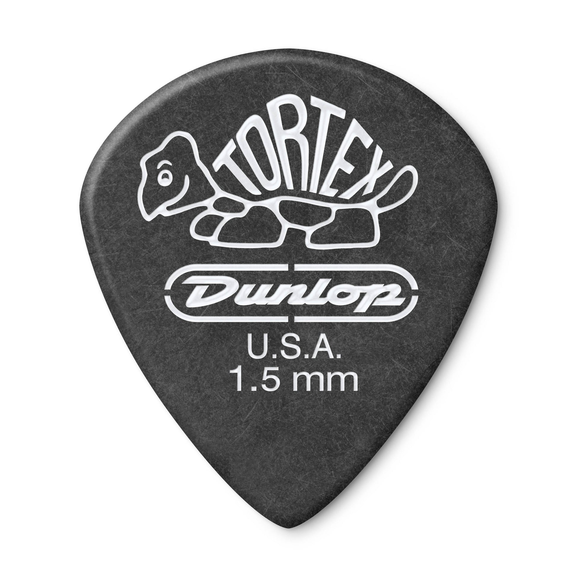 Jim Dunlop DUNLOP TORTEX PITCH BLACK 1.5mm JAZZ III GUITAR PICK PLAYER'S PACK 12-PACK - 482P150