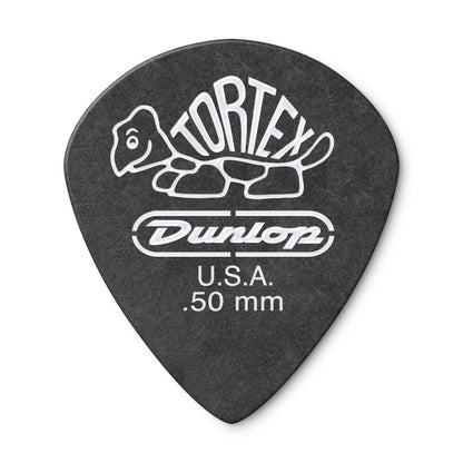 Jim Dunlop DUNLOP TORTEX PITCH BLACK .50mm JAZZ III GUITAR PICK PLAYER'S PACK 12-PACK - 482P050