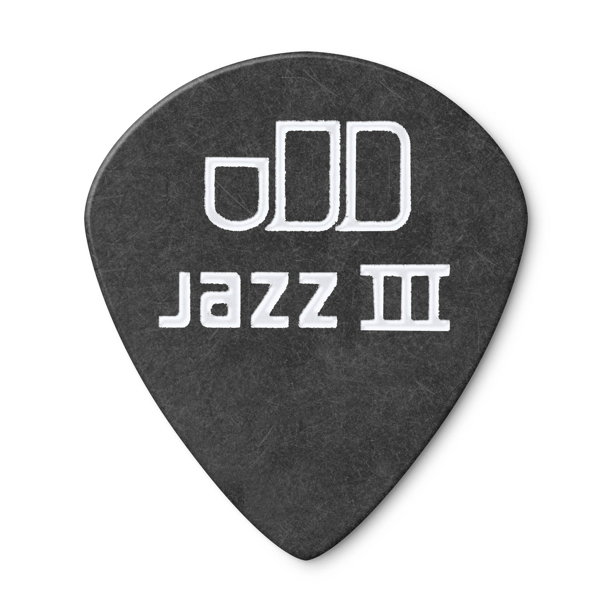 Jim Dunlop DUNLOP TORTEX PITCH BLACK .60mm JAZZ III GUITAR PICK PLAYER'S PACK 12-PACK - 482P060