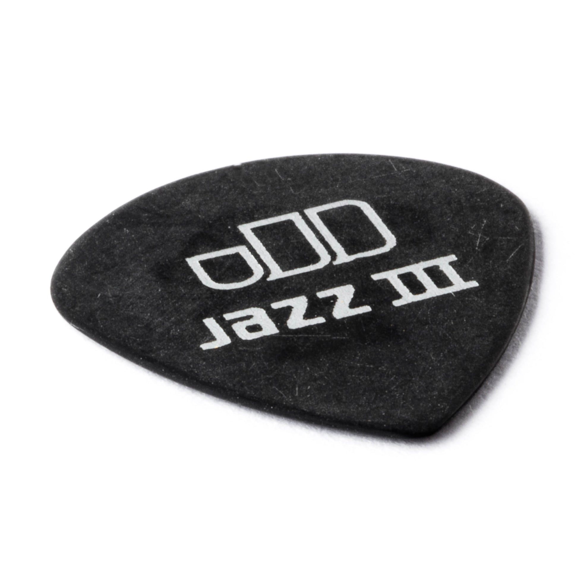 Jim Dunlop DUNLOP TORTEX PITCH BLACK .60mm JAZZ III GUITAR PICK PLAYER'S PACK 12-PACK - 482P060