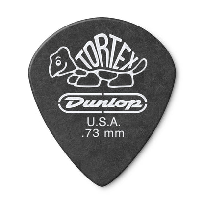 Jim Dunlop DUNLOP TORTEX PITCH BLACK .73mm JAZZ III GUITAR PICK PLAYER'S PACK 12-PACK - 482P073