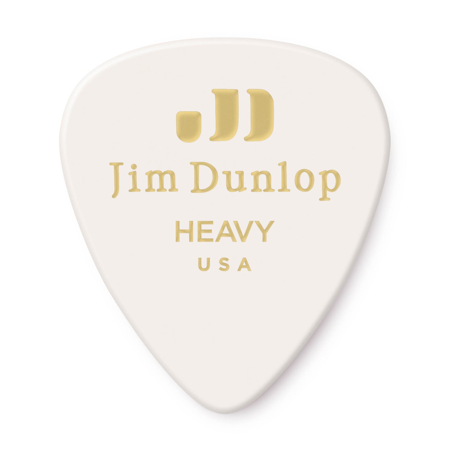 Jim Dunlop DUNLOP CELLULOID WHITE GUITAR PICK PLAYER'S PACK 12-PACK HEAVY - 483P01HV