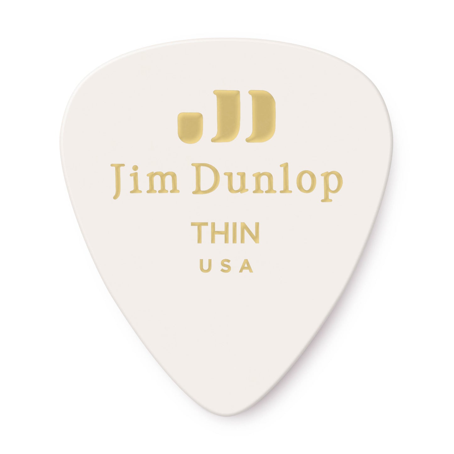 Jim Dunlop DUNLOP CELLULOID WHITE GUITAR PICK PLAYER'S PACK 12-PACK THIN - 483P01TH