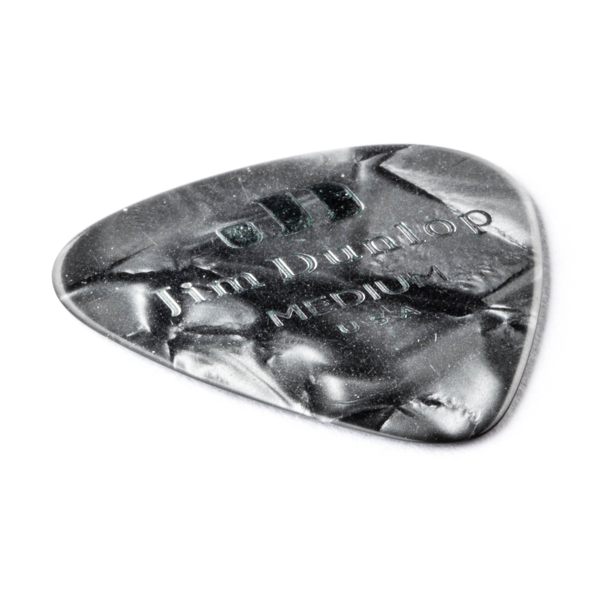 Jim Dunlop DUNLOP CELLULOID BLACK PEARLOID GUITAR PICK PLAYER'S PACK 12-PACK MEDIUM - 483P02MD