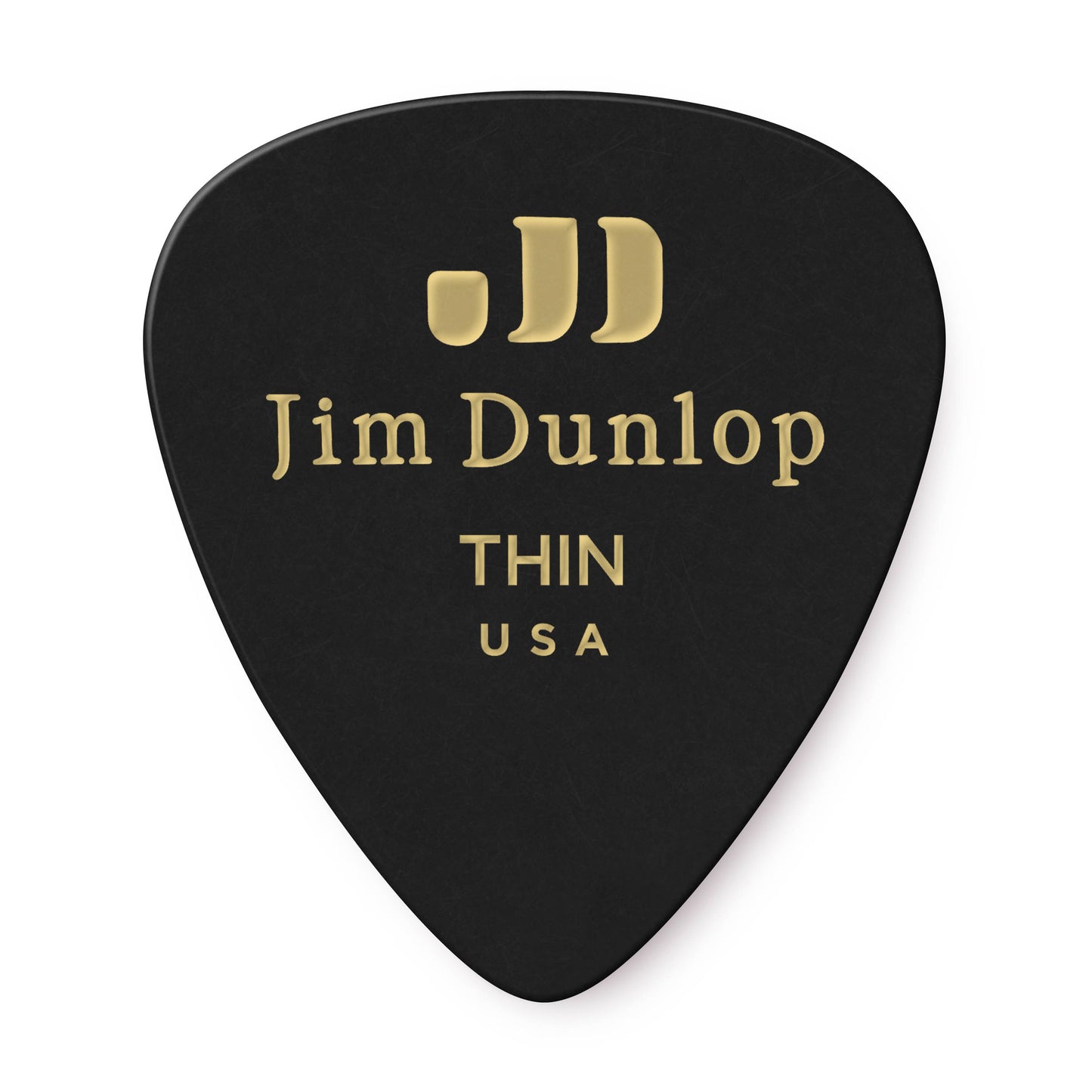 Jim Dunlop DUNLOP CELLULOID BLACK GUITAR PICK PLAYER'S PACK 12-PACK THIN - 483P03TH