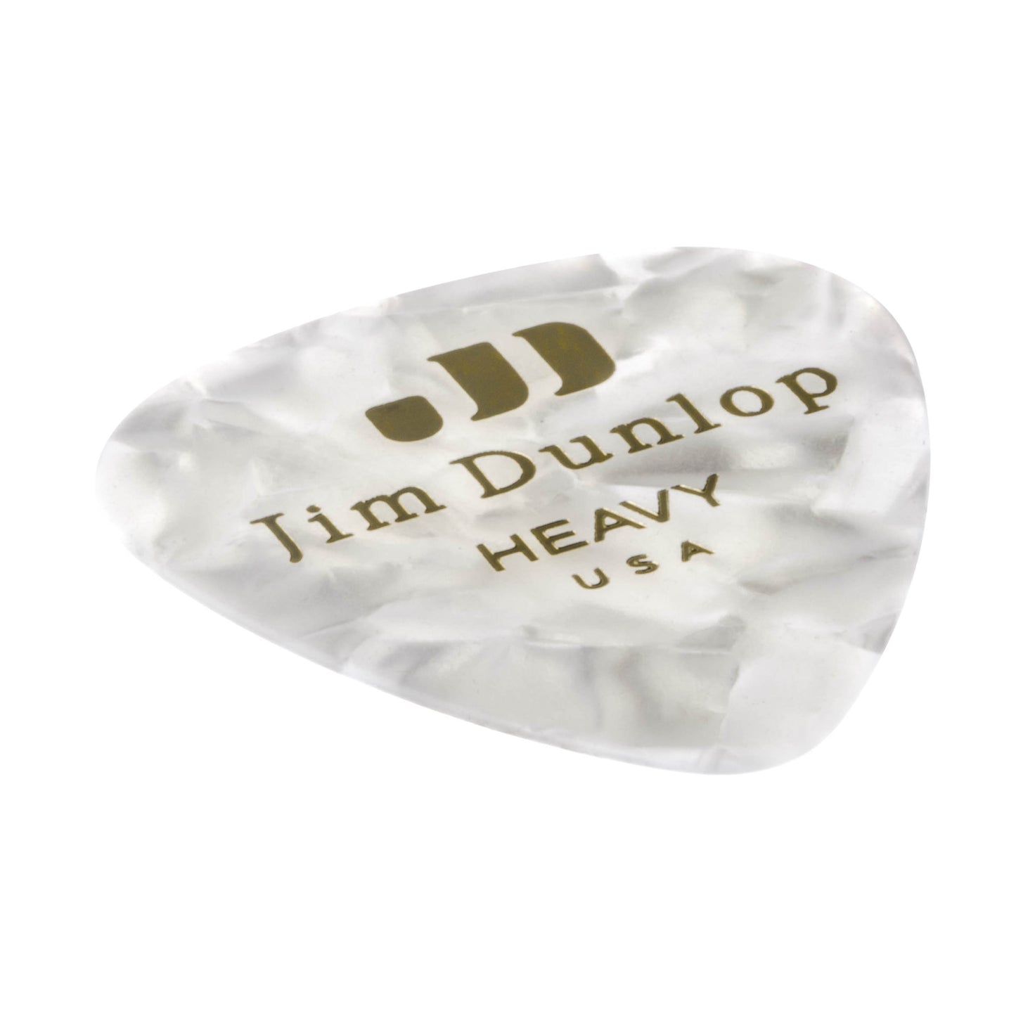 Jim Dunlop DUNLOP CELLULOID WHITE PEARLOID GUITAR PICK PLAYER'S PACK 12-PACK HEAVY - 483P04HV