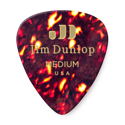 Jim Dunlop DUNLOP CELLULOID SHELL GUITAR PICK PLAYER'S PACK 12-PACK MEDIUM - 483P05MD