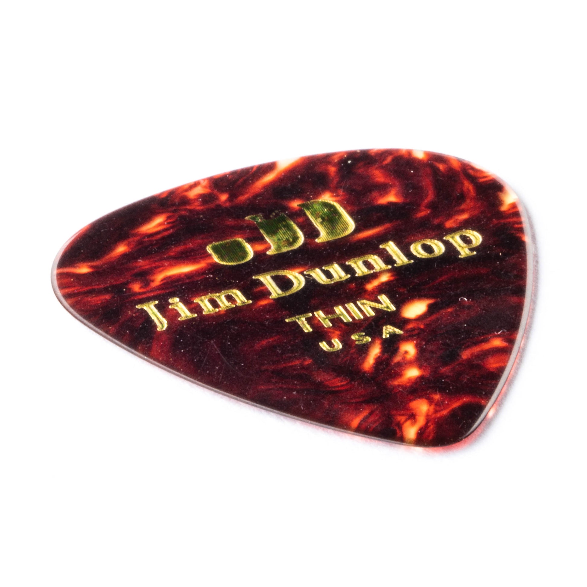 Jim Dunlop DUNLOP CELLULOID SHELL GUITAR PICK PLAYER'S PACK 12-PACK THIN - 483P05TH