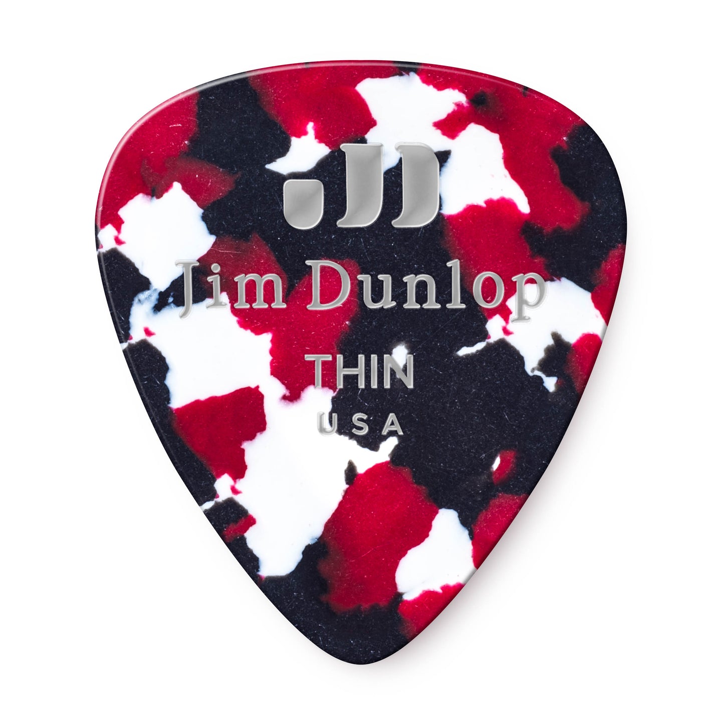 Jim Dunlop DUNLOP CELLULOID CONFETTI GUITAR PICK PLAYER'S PACK 12-PACK THIN - 483P06TH