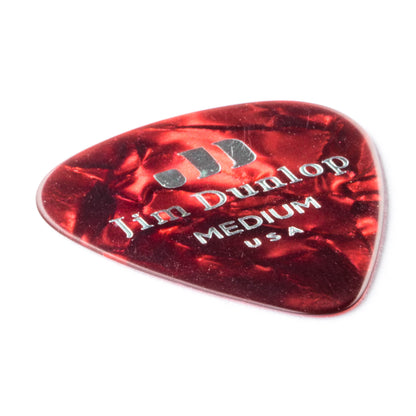 Jim Dunlop DUNLOP CELLULOID RED PEARLOID GUITAR PICK PLAYER'S PACK 12-PACK MEDIUM - 483P09MD