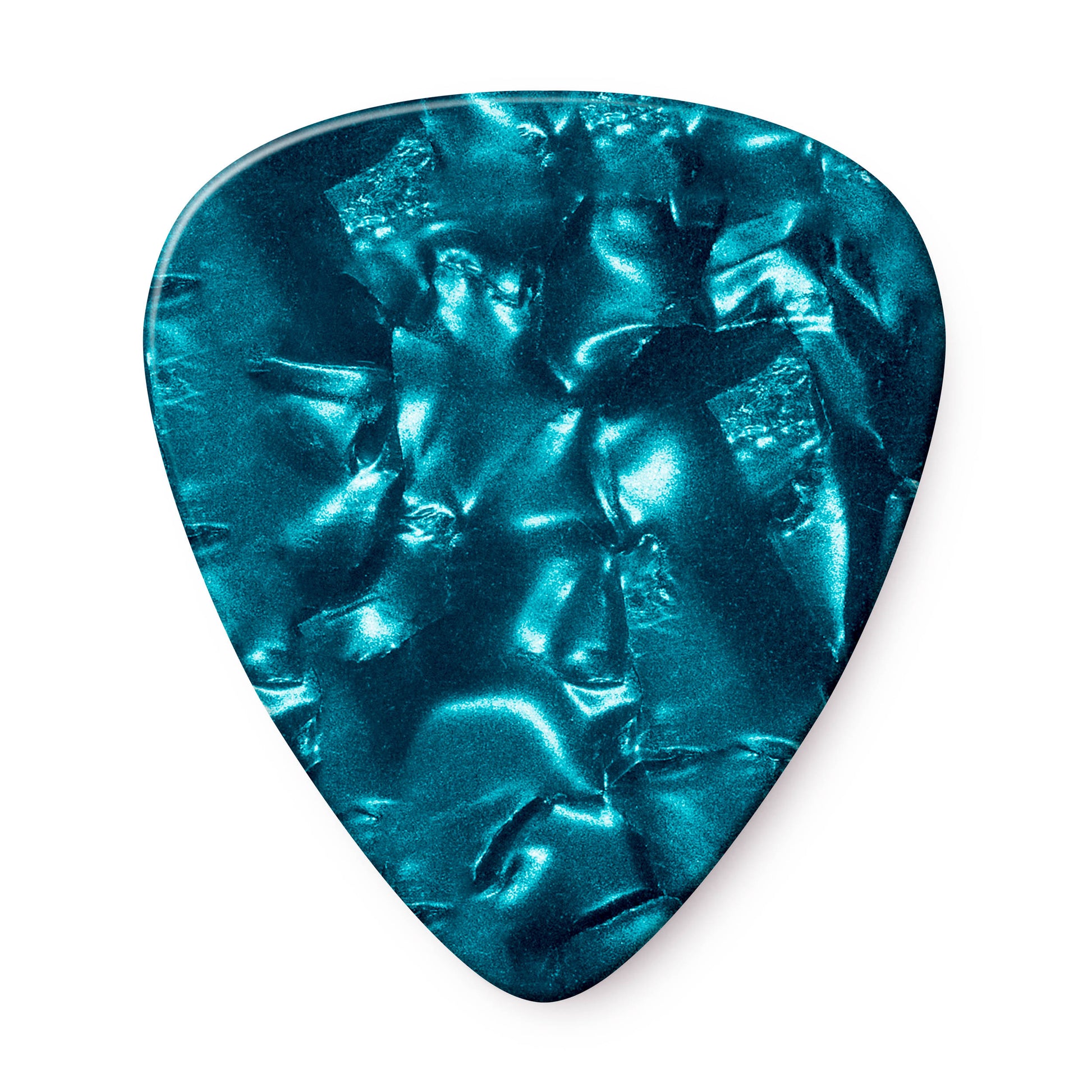 Jim Dunlop DUNLOP CELLULOID TURQUOISE PEARLOID GUITAR PICK PLAYER'S PACK 12-PACK MEDIUM - 483P11MD