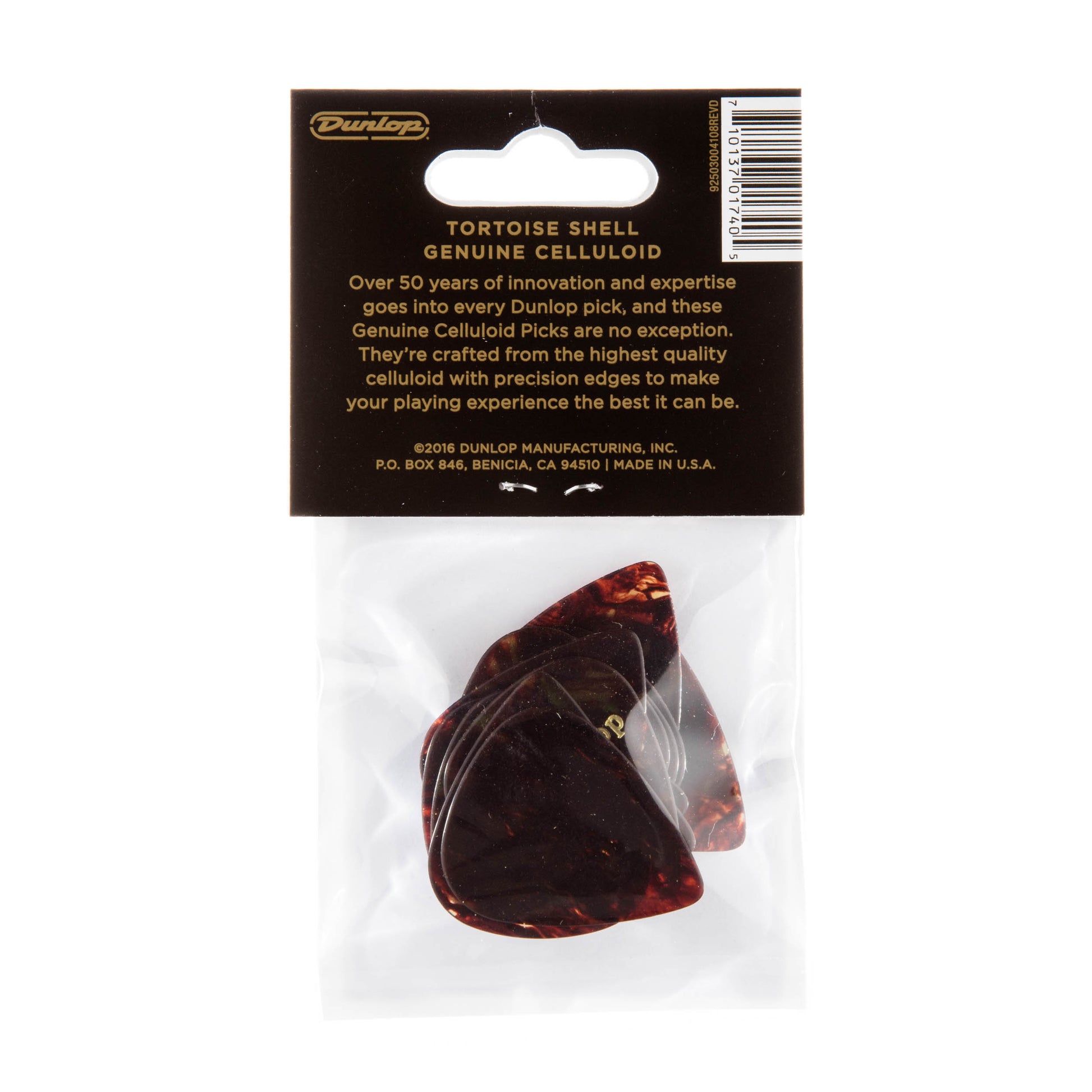 Jim Dunlop DUNLOP CELLULOID SHELL GUITAR PICK PLAYER'S PACK 12-PACK MEDIUM - 483P05MD