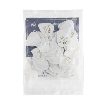 Jim Dunlop DUNLOP CELLULOID WHITE GUITAR PICK REFILL BAG 72-PACK HEAVY - 483R01HV