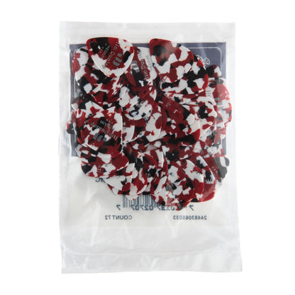 Jim Dunlop DUNLOP CELLULOID CONFETTI GUITAR PICK REFILL BAG 72-PACK MEDIUM - 483R06MD