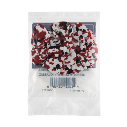 Jim Dunlop DUNLOP CELLULOID CONFETTI GUITAR PICK REFILL BAG 72-PACK THIN - 483R06TH