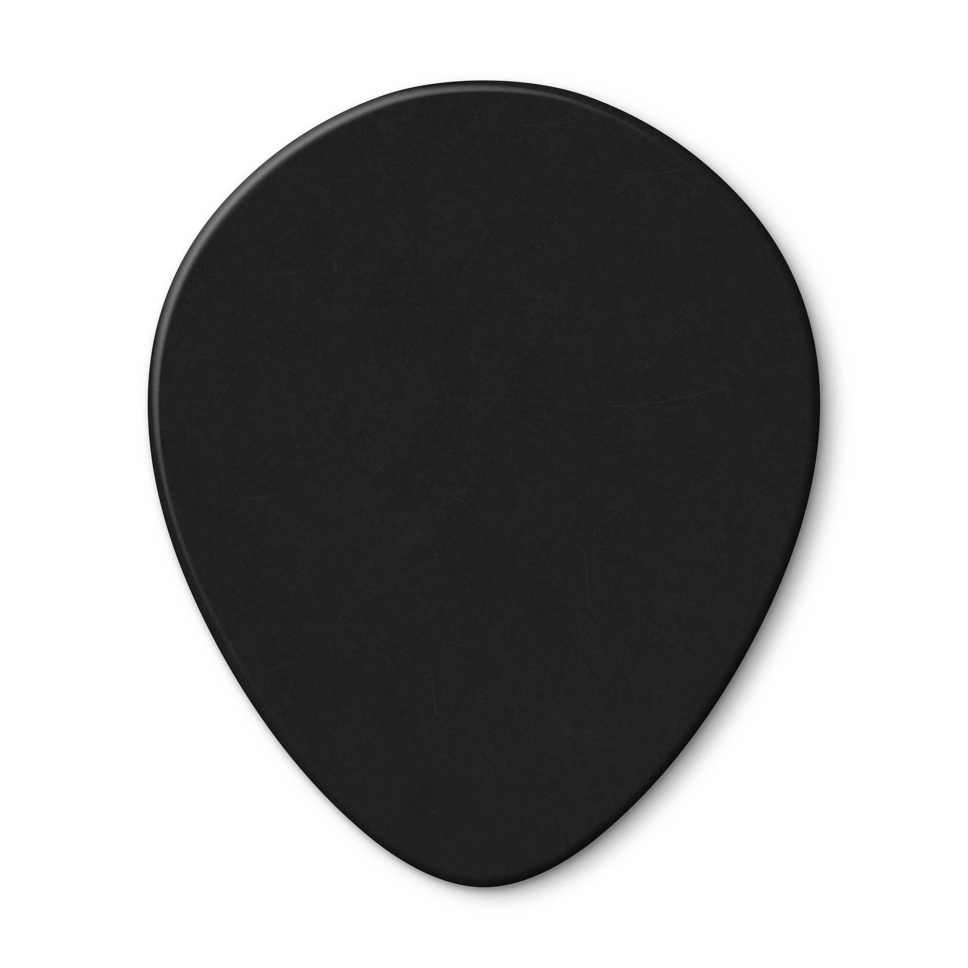 Jim Dunlop DUNLOP CELLULOID BLACK TEARDROP GUITAR PICK PLAYER'S PACK 12-PACK MEDIUM - 485P03MD