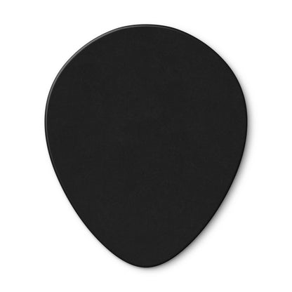 Jim Dunlop DUNLOP CELLULOID BLACK TEARDROP GUITAR PICK PLAYER'S PACK 12-PACK THIN - 485P03TH