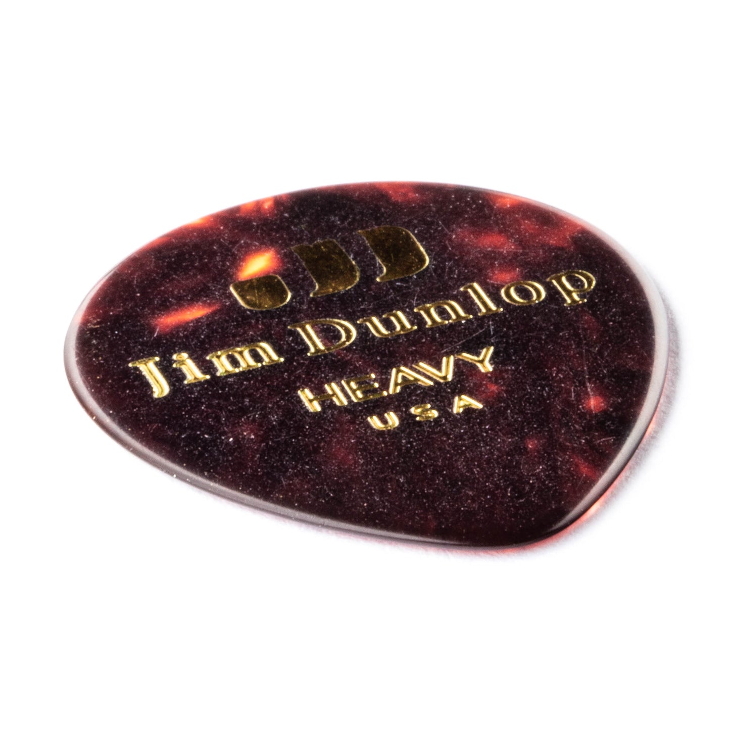 Jim Dunlop DUNLOP CELLULOID SHELL TEARDROP GUITAR PICK PLAYER'S PACK 12-PACK HEAVY - 485P05HV