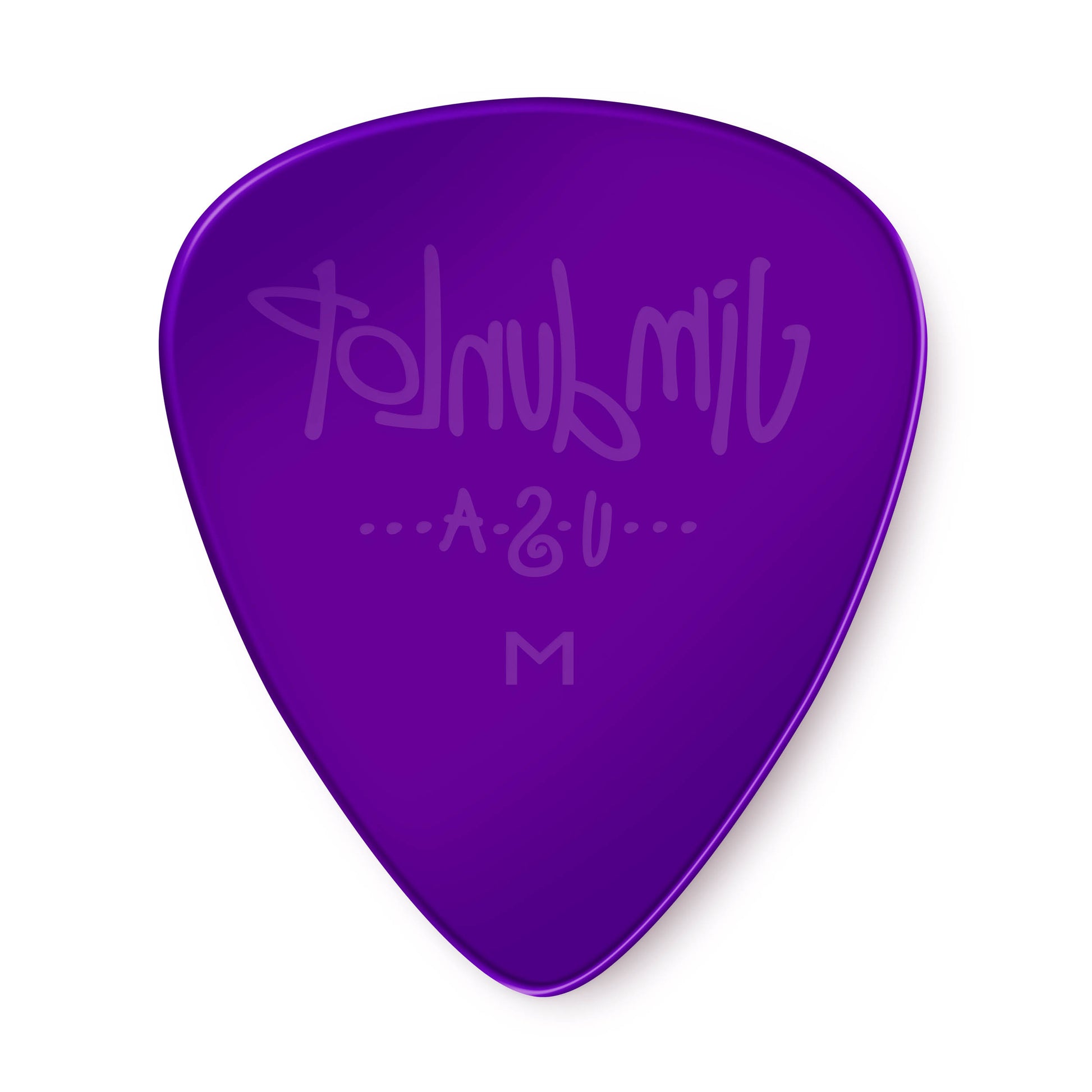 Jim Dunlop DUNLOP GELS PURPLE GUITAR PICK PLAYER'S PACK 12-PACK MEDIUM - 486PMD