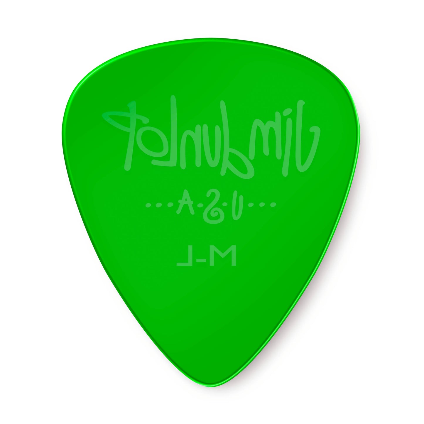 Jim Dunlop DUNLOP GELS GREEN GUITAR PICK PLAYER'S PACK 12-PACK MEDIUM LIGHT - 486PML