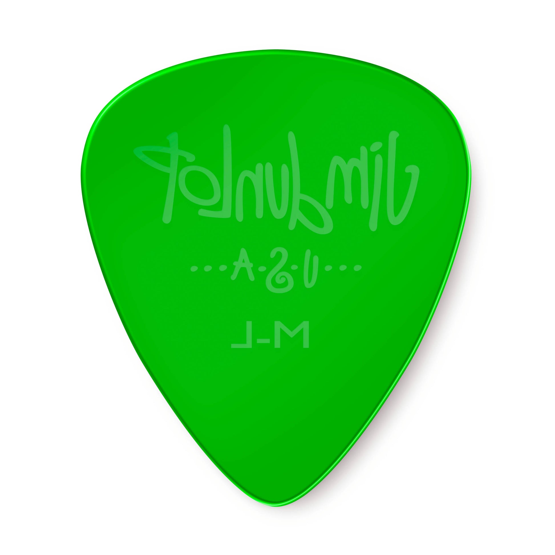 Jim Dunlop DUNLOP GELS GREEN GUITAR PICK PLAYER'S PACK 12-PACK MEDIUM LIGHT - 486PML