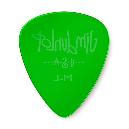 Jim Dunlop DUNLOP GELS GREEN GUITAR PICK PLAYER'S PACK 12-PACK MEDIUM LIGHT - 486PML