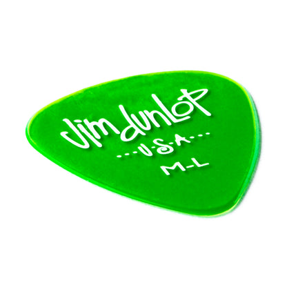 Jim Dunlop DUNLOP GELS GREEN GUITAR PICK PLAYER'S PACK 12-PACK MEDIUM LIGHT - 486PML