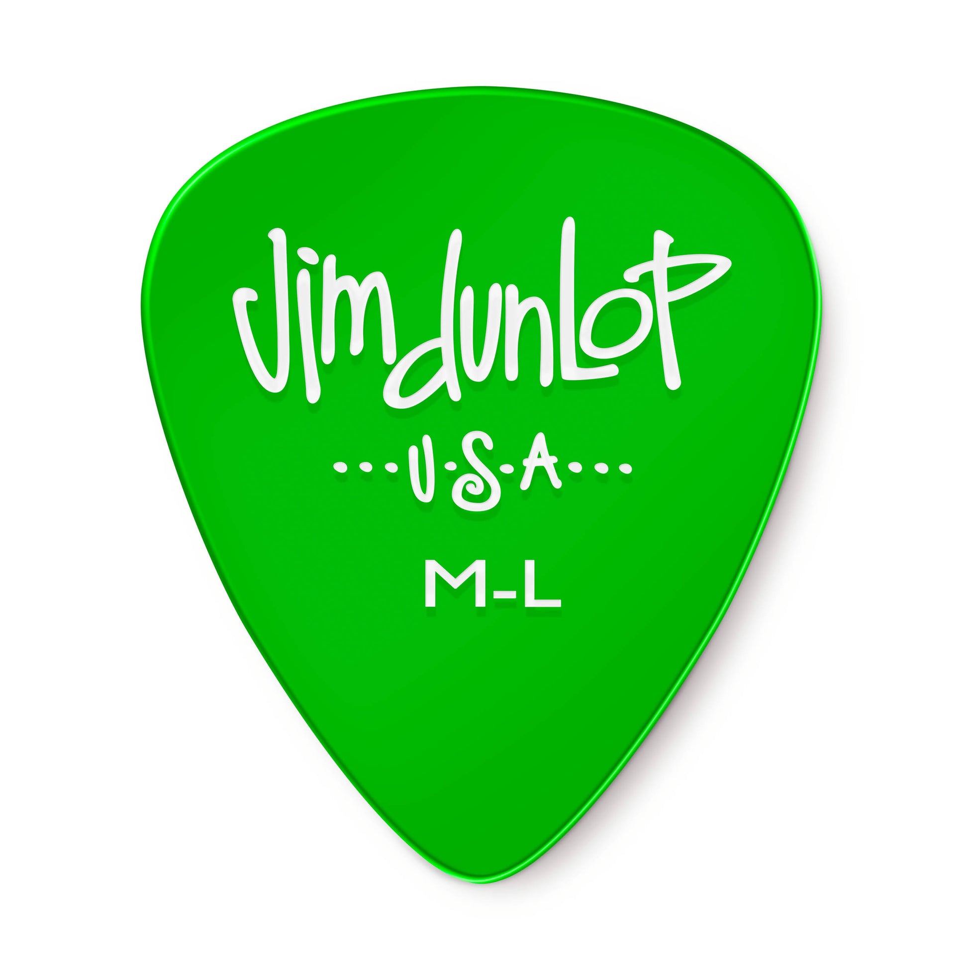 Jim Dunlop DUNLOP GELS GREEN GUITAR PICK PLAYER'S PACK 12-PACK MEDIUM LIGHT - 486PML