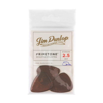 Jim Dunlop DUNLOP PRIMETONE 2.5mm STANDARD GRIP PICK GUITAR PICK PLAYER'S PACK 03-PACK - 510P250