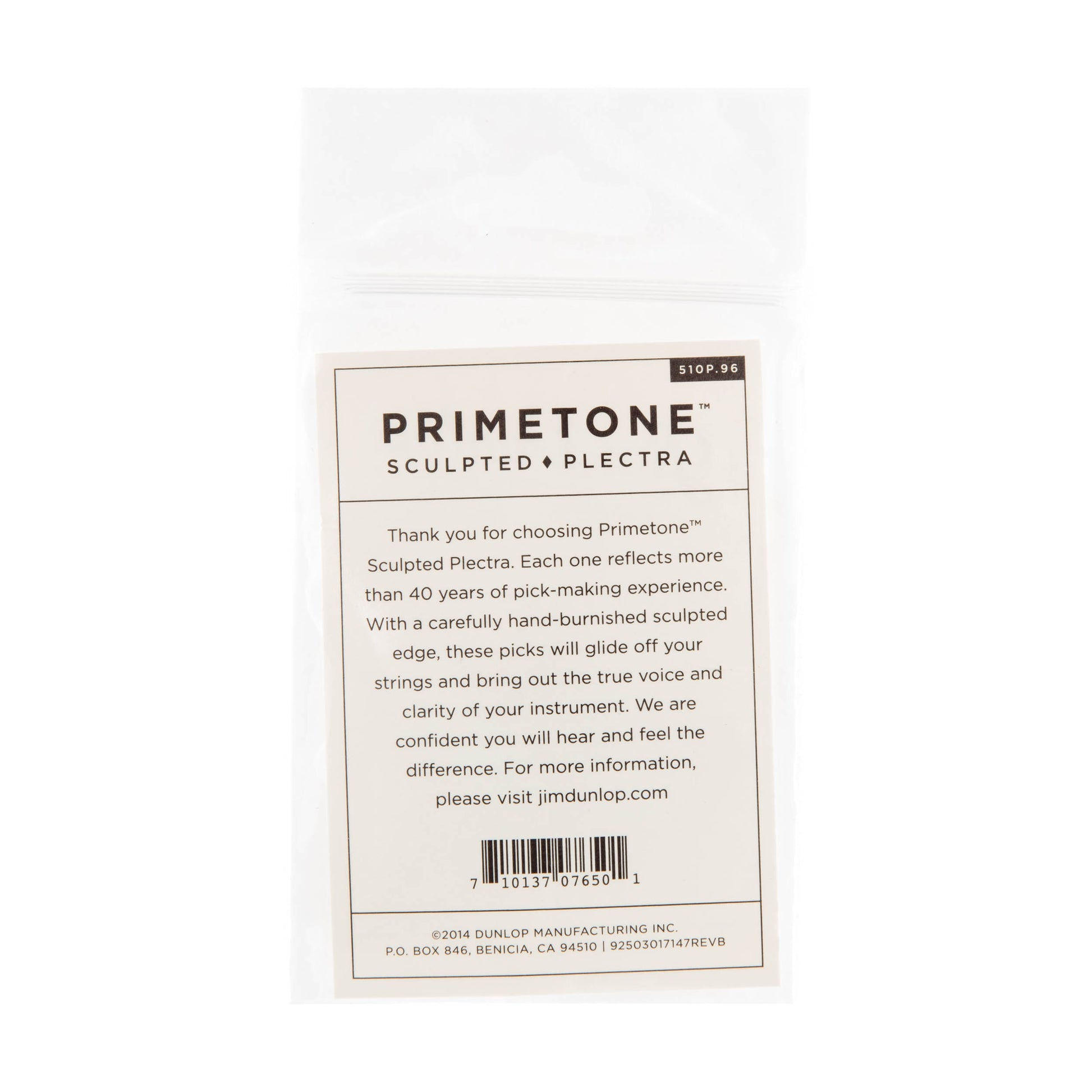 Jim Dunlop DUNLOP PRIMETONE .96mm STANDARD GRIP PICK GUITAR PICK PLAYER'S PACK 03-PACK - 510P096