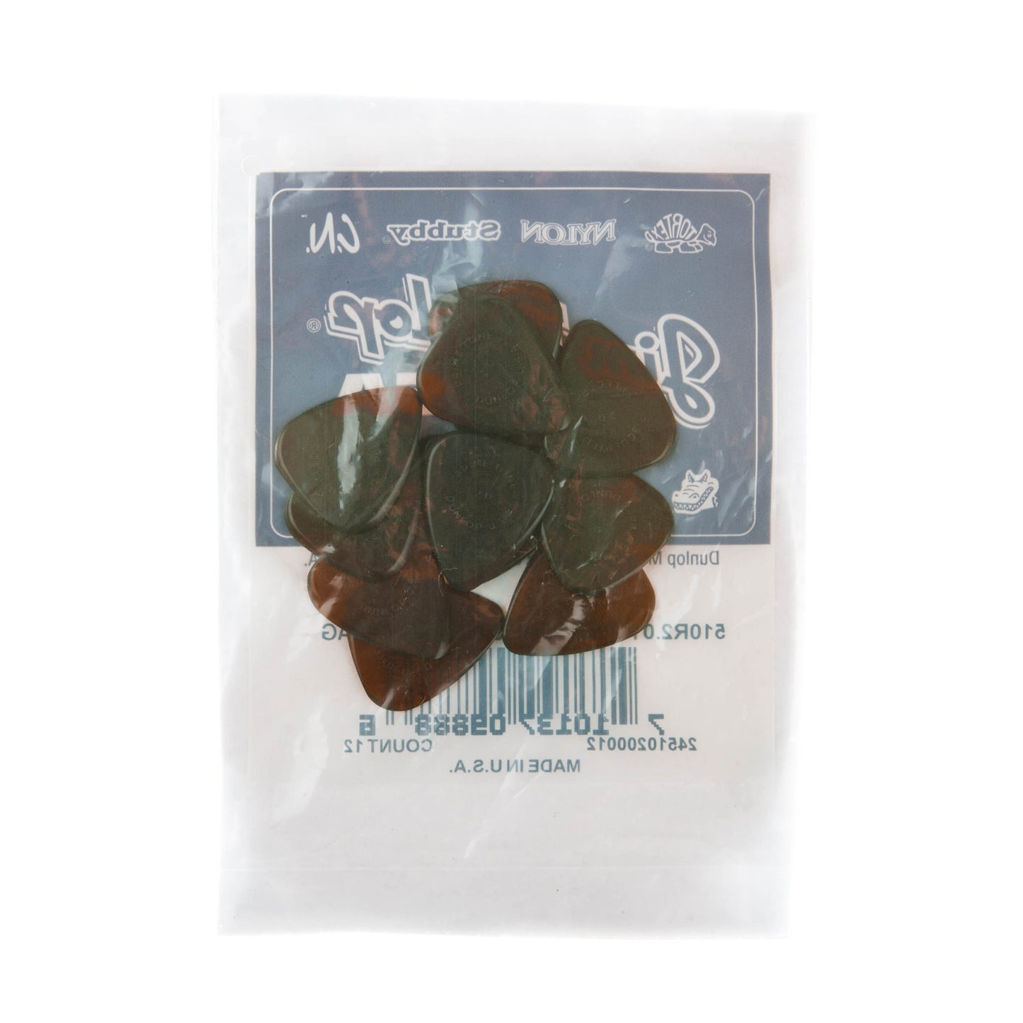 Jim Dunlop DUNLOP PRIMETONE 2.0mm STANDARD GRIP PICK GUITAR PICK REFILL BAG 12-PACK - 510R200