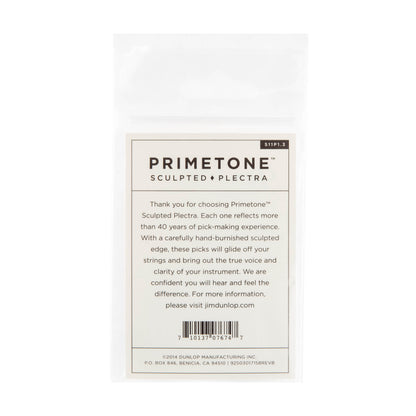 Jim Dunlop DUNLOP PRIMETONE 1.3mm STANDARD SMOOTH PICK GUITAR PICK PLAYER'S PACK 03-PACK - 511P130