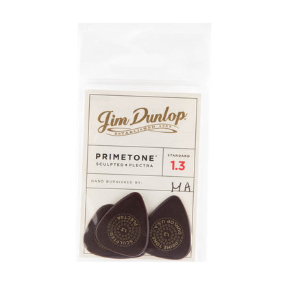Jim Dunlop DUNLOP PRIMETONE 1.3mm STANDARD SMOOTH PICK GUITAR PICK PLAYER'S PACK 03-PACK - 511P130