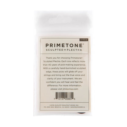 Jim Dunlop DUNLOP PRIMETONE 2.5mm STANDARD SMOOTH PICK GUITAR PICK PLAYER'S PACK 03-PACK - 511P250