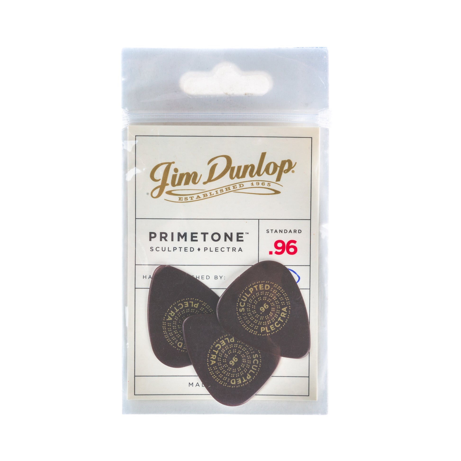 Jim Dunlop DUNLOP PRIMETONE .96mm STANDARD SMOOTH PICK GUITAR PICK PLAYER'S PACK 03-PACK - 511P096