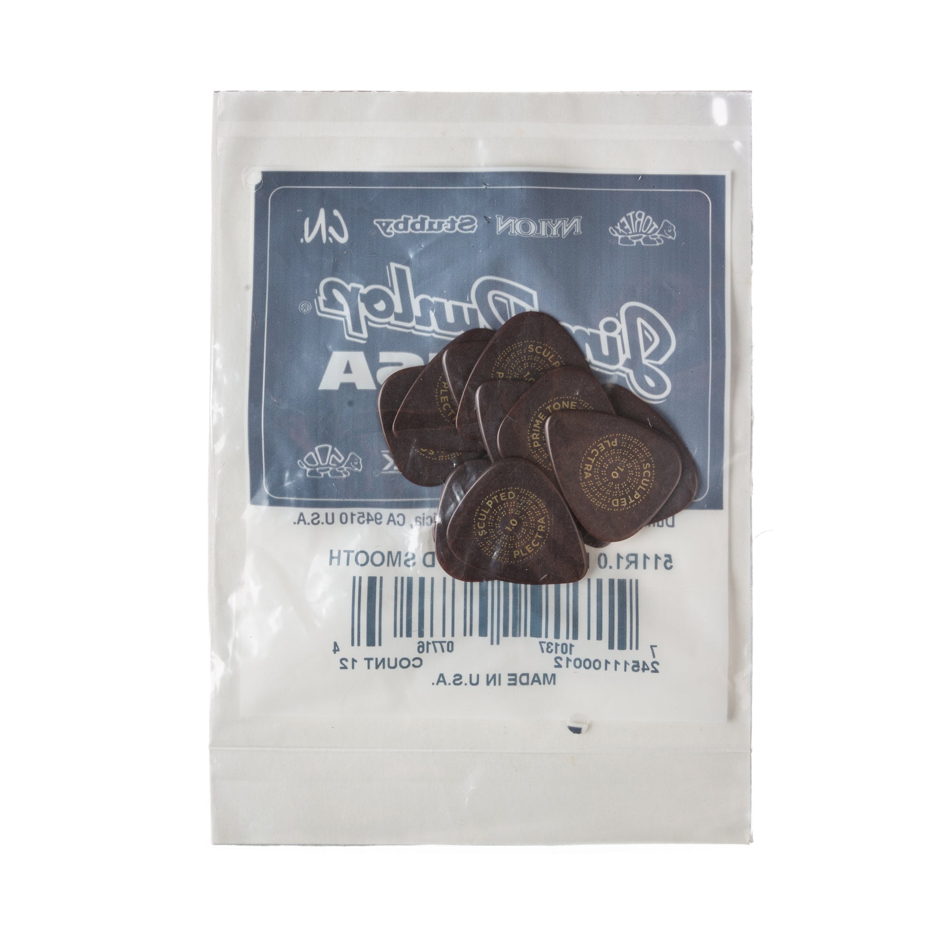 Jim Dunlop DUNLOP PRIMETONE 1.0mm STANDARD SMOOTH PICK GUITAR PICK PLAYER'S PACK 12-PACK - 511R100