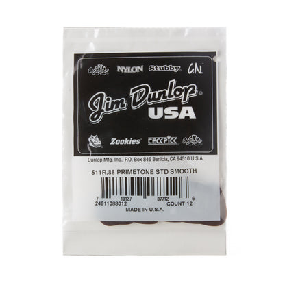 Jim Dunlop DUNLOP PRIMETONE .88mm STANDARD SMOOTH PICK GUITAR PICK PLAYER'S PACK 12-PACK - 511R088