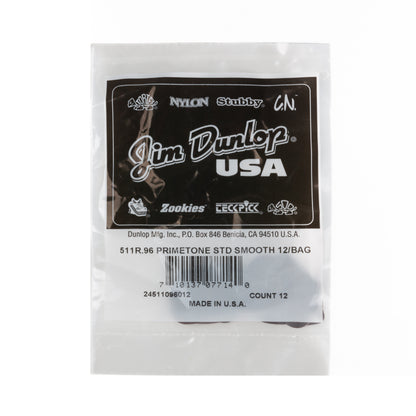 Jim Dunlop DUNLOP PRIMETONE .96mm STANDARD SMOOTH PICK GUITAR PICK PLAYER'S PACK 12-PACK - 511R096