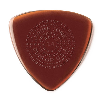Jim Dunlop DUNLOP PRIMETONE 1.4mm TRIANGLE GRIP PICK GUITAR PICK PLAYER'S PACK 03-PACK - 512P140