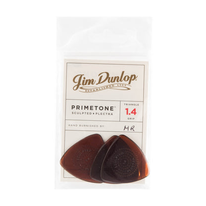 Jim Dunlop DUNLOP PRIMETONE 1.4mm TRIANGLE GRIP PICK GUITAR PICK PLAYER'S PACK 03-PACK - 512P140