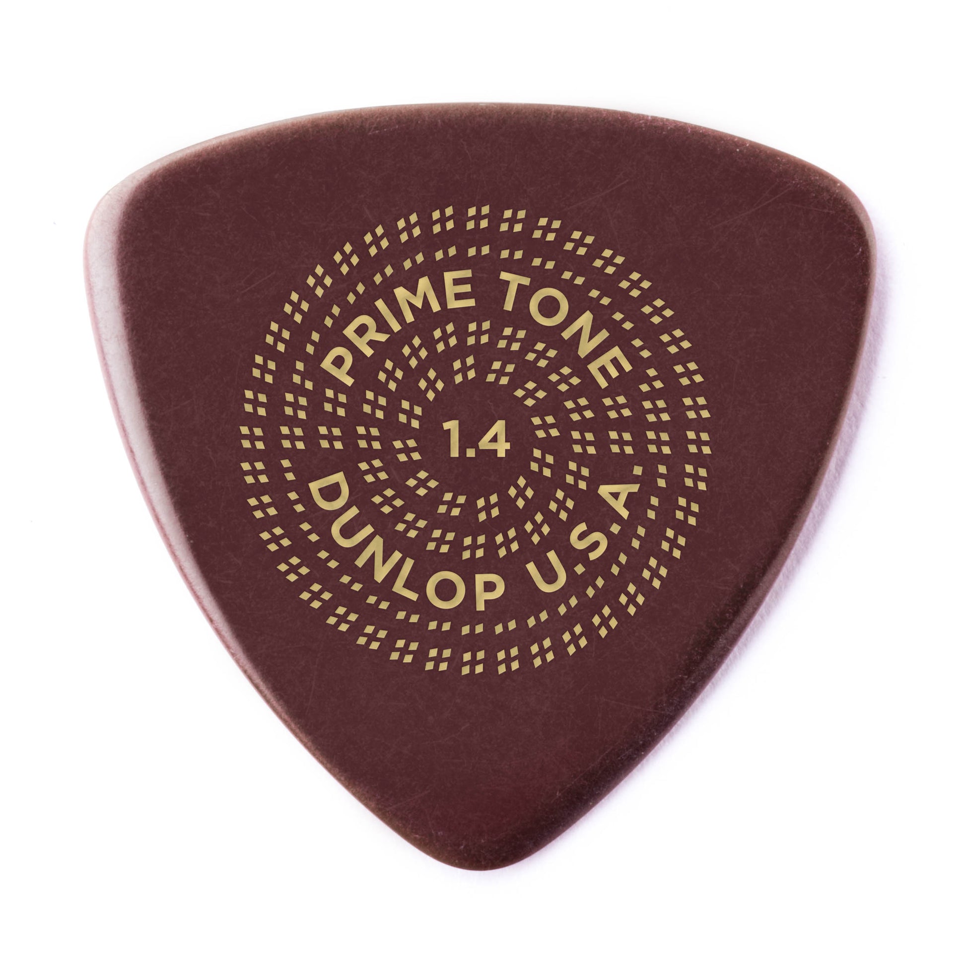 Jim Dunlop DUNLOP PRIMETONE 1.4mm TRIANGLE SMOOTH PICK GUITAR PICK PLAYER'S PACK 03-PACK - 513P140