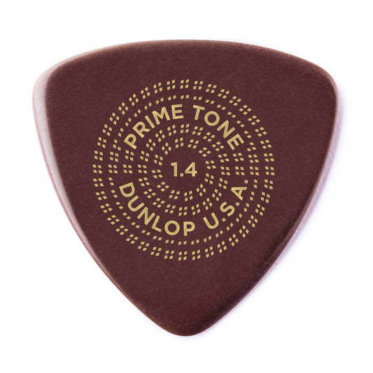 Jim Dunlop DUNLOP PRIMETONE 1.4mm TRIANGLE SMOOTH PICK GUITAR PICK PLAYER'S PACK 03-PACK - 513P140