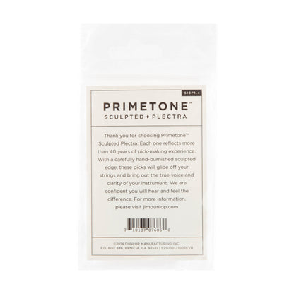 Jim Dunlop DUNLOP PRIMETONE 1.4mm TRIANGLE SMOOTH PICK GUITAR PICK PLAYER'S PACK 03-PACK - 513P140