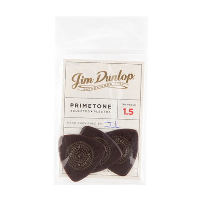 Jim Dunlop DUNLOP PRIMETONE 1.5mm TRIANGLE SMOOTH PICK GUITAR PICK PLAYER'S PACK 03-PACK - 513P150
