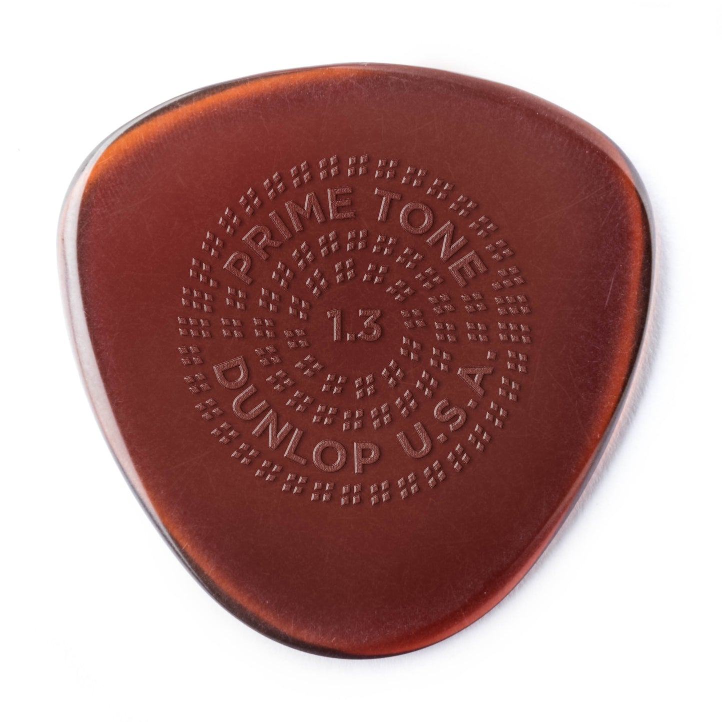 Jim Dunlop DUNLOP PRIMETONE 1.3mm SEMI ROUND GRIP PICK GUITAR PICK PLAYER'S PACK 03-PACK - 514P130