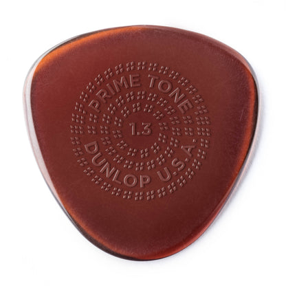 Jim Dunlop DUNLOP PRIMETONE 1.3mm SEMI ROUND GRIP PICK GUITAR PICK PLAYER'S PACK 03-PACK - 514P130